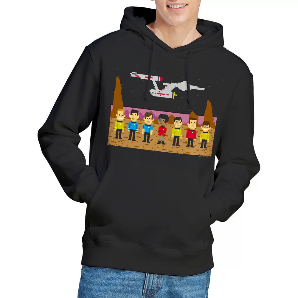 Black - Lifestyle - Star Trek Mens The Original Series Trexel Crew Hoodie
