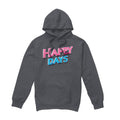 Charcoal - Front - Happy Days Mens Logo Hoodie