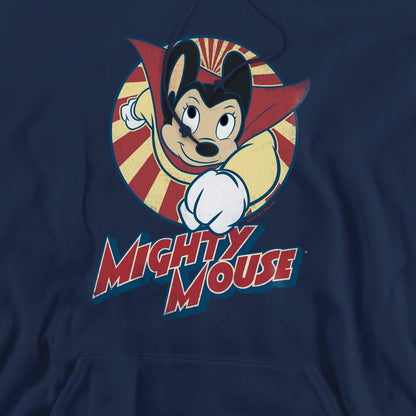 Navy - Pack Shot - Mighty Mouse Mens The One The Only Hoodie