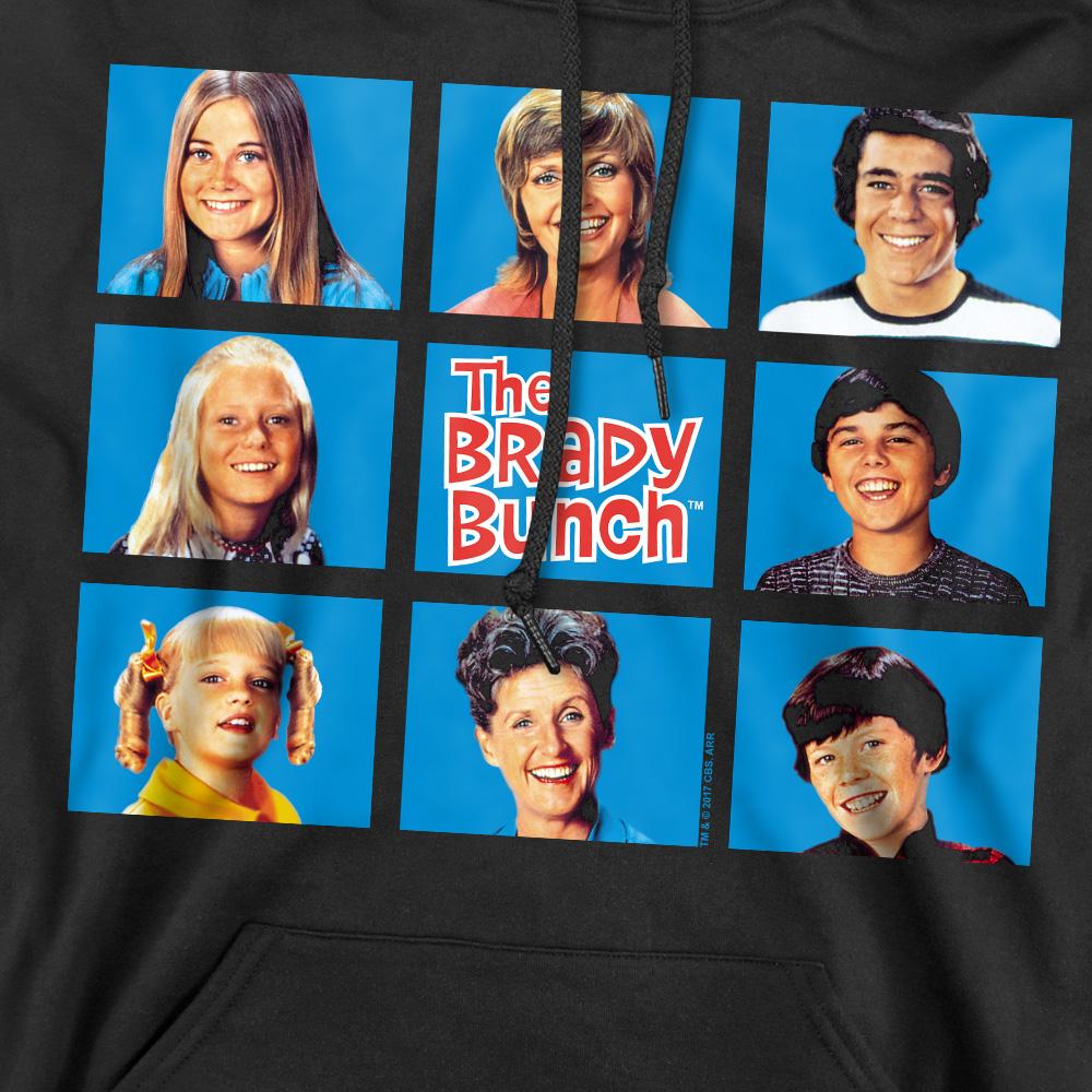 Black - Pack Shot - The Brady Bunch Mens Framed Hoodie