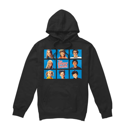 Black - Front - The Brady Bunch Mens Framed Hoodie