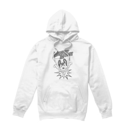 White - Front - Mighty Mouse Mens Bursting Out Hoodie