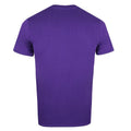 Purple - Back - Batman Mens The Joker Embroidered T-Shirt