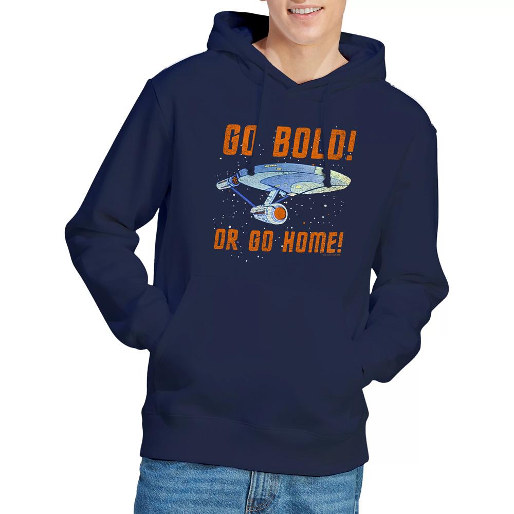 Navy - Lifestyle - Star Trek Mens Go Bold Hoodie