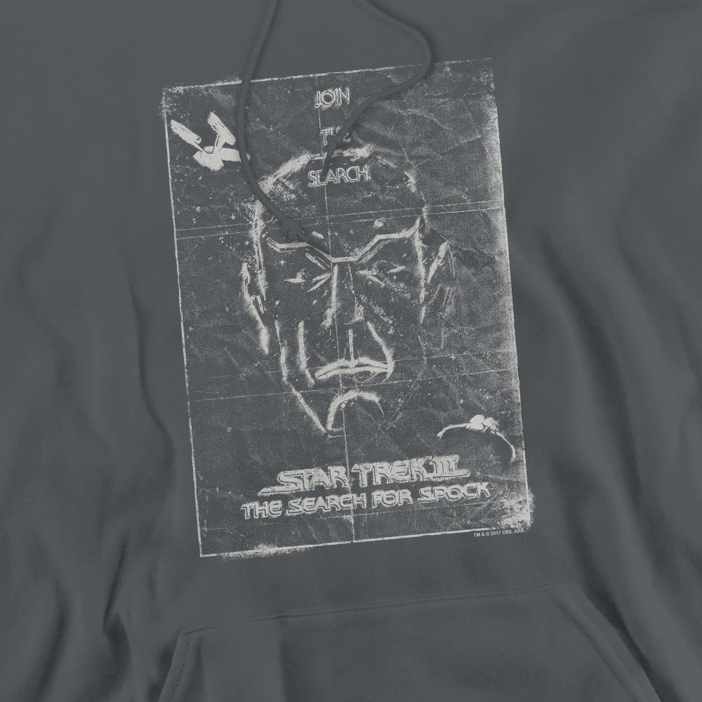 Charcoal - Pack Shot - Star Trek Mens Join the Search Hoodie