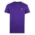 Purple - Front - Batman Mens The Joker Embroidered T-Shirt