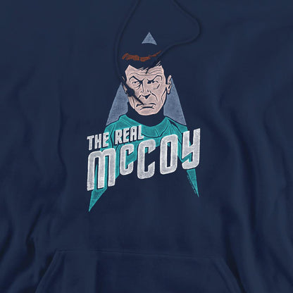 Navy - Pack Shot - Star Trek Mens The Real McCoy Hoodie