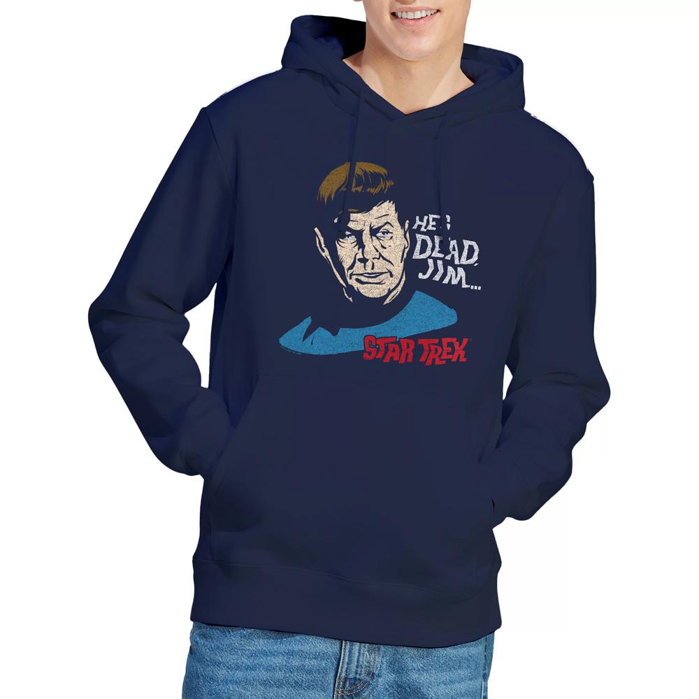 Navy - Lifestyle - Star Trek Mens He´s Dead Jim Hoodie