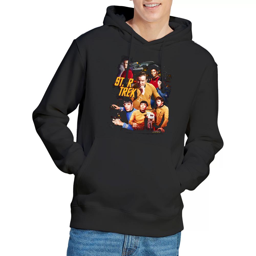 Black - Lifestyle - Star Trek Mens At the Controls Hoodie