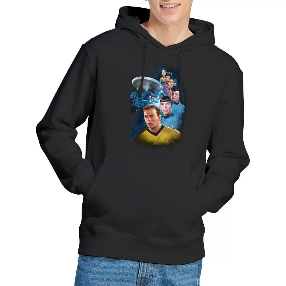 Black - Lifestyle - Star Trek Mens Among the Stars Hoodie