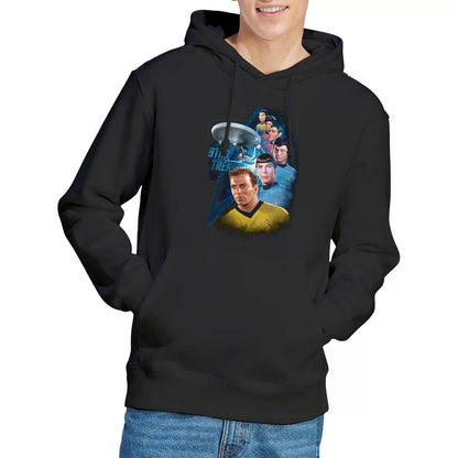 Black - Lifestyle - Star Trek Mens Among the Stars Hoodie