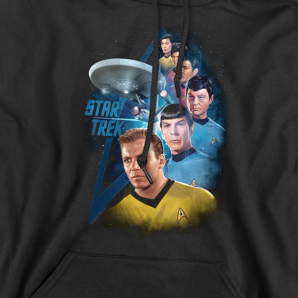 Black - Pack Shot - Star Trek Mens Among the Stars Hoodie