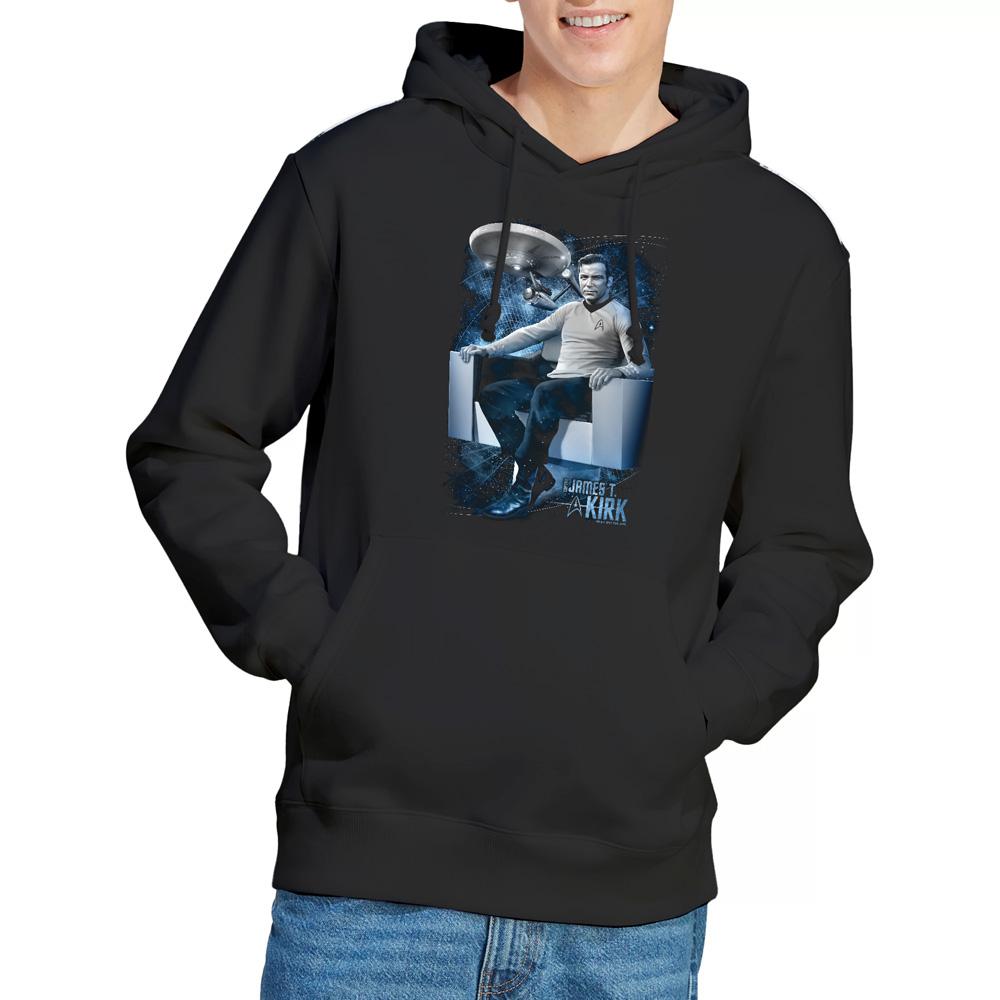 Black - Lifestyle - Star Trek Mens Captain´s Chair Hoodie