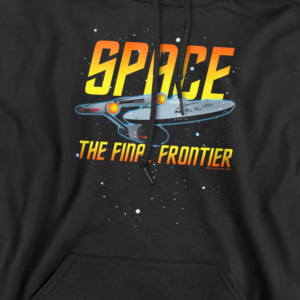 Black - Pack Shot - Star Trek Mens Space Hoodie