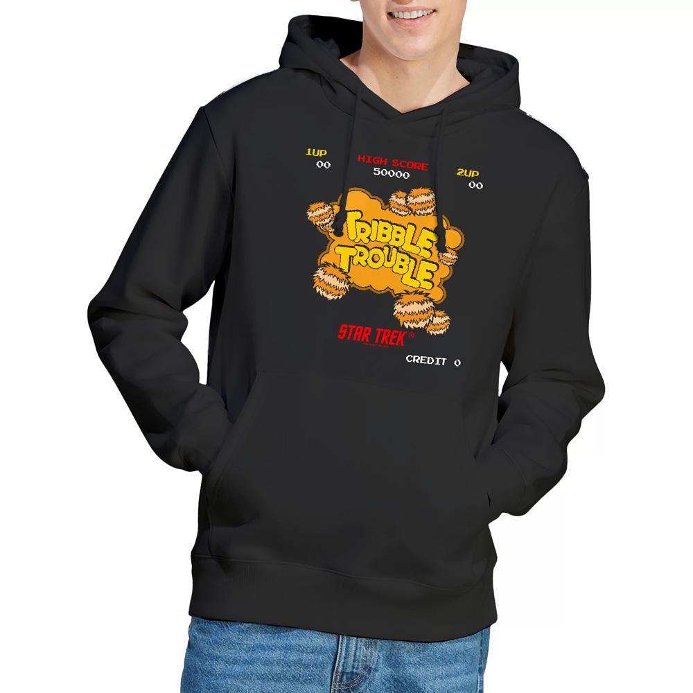 Black - Lifestyle - Star Trek Mens Tribble Trouble Hoodie