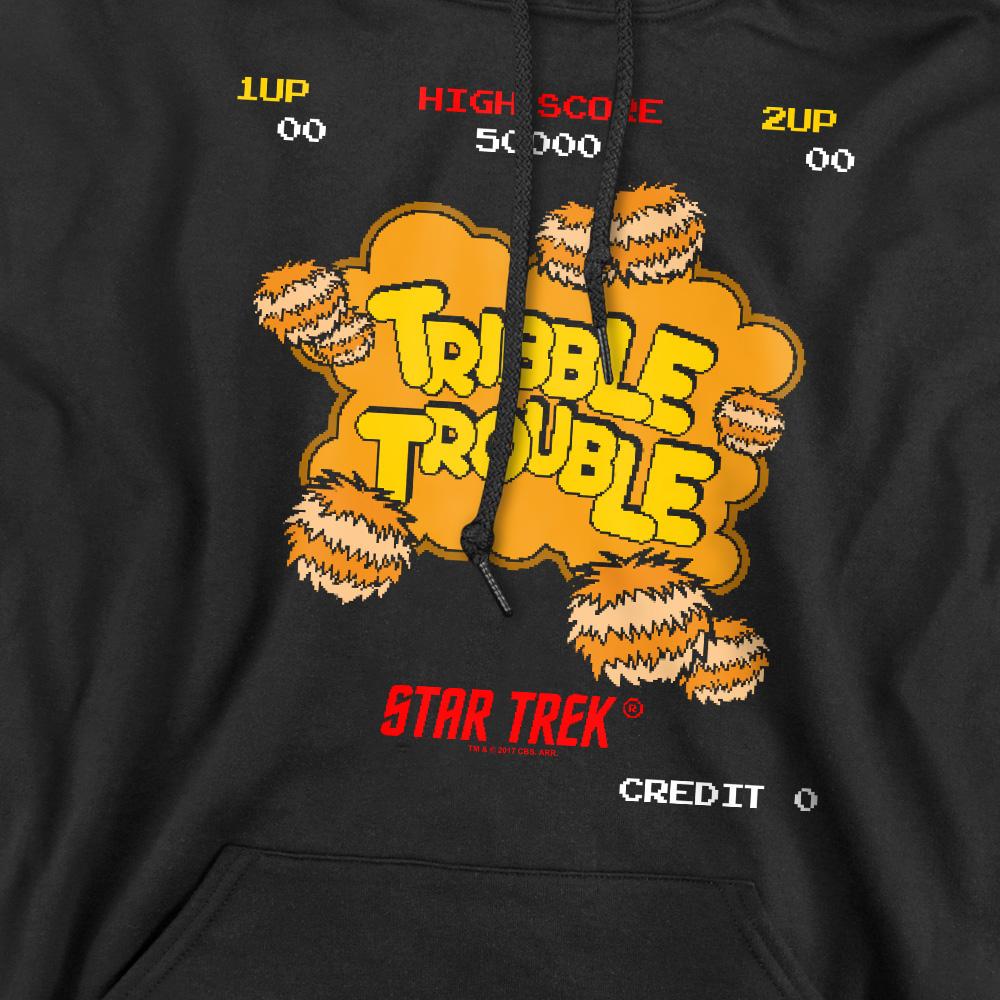 Black - Pack Shot - Star Trek Mens Tribble Trouble Hoodie
