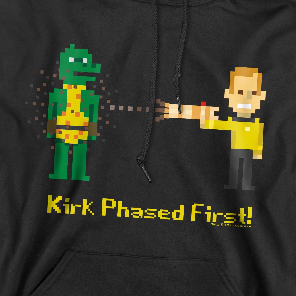 Black - Pack Shot - Star Trek Mens Kirk Phased First Hoodie