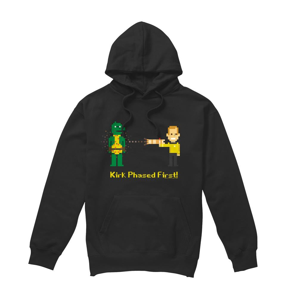 Black - Front - Star Trek Mens Kirk Phased First Hoodie