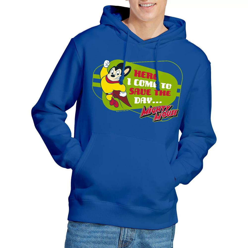 Royal Blue - Lifestyle - Mighty Mouse Mens Here I Come Hoodie