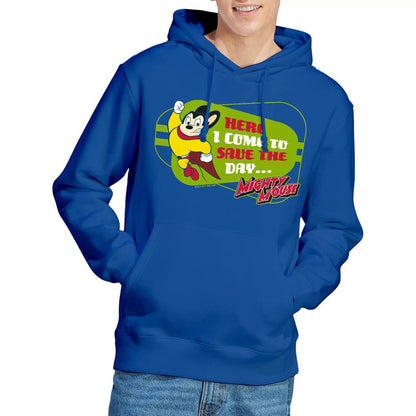 Royal Blue - Lifestyle - Mighty Mouse Mens Here I Come Hoodie