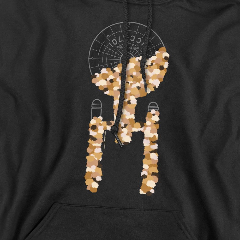 Black - Pack Shot - Star Trek Mens Tribble Takeover Hoodie