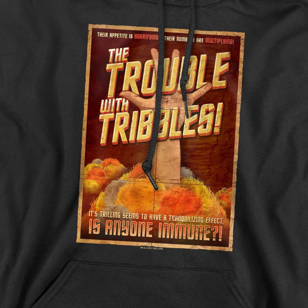 Black - Pack Shot - Star Trek Mens Tribbles: The Movie Hoodie