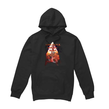 Black - Front - Star Trek Mens The Wrath of Khan Poster Hoodie