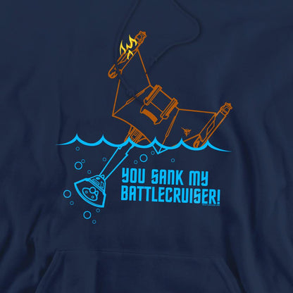 Navy - Pack Shot - Star Trek Mens Battlecruiser Hoodie