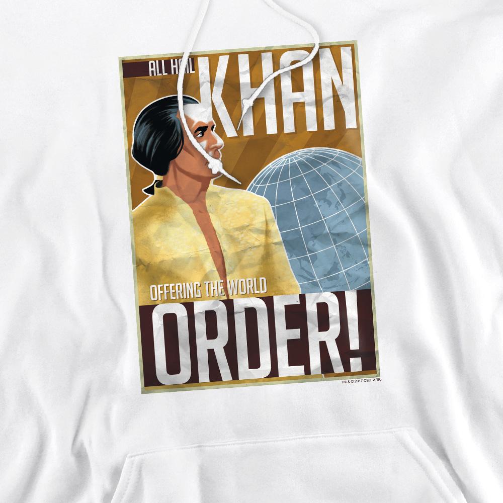 White - Pack Shot - Star Trek Mens World Order Hoodie