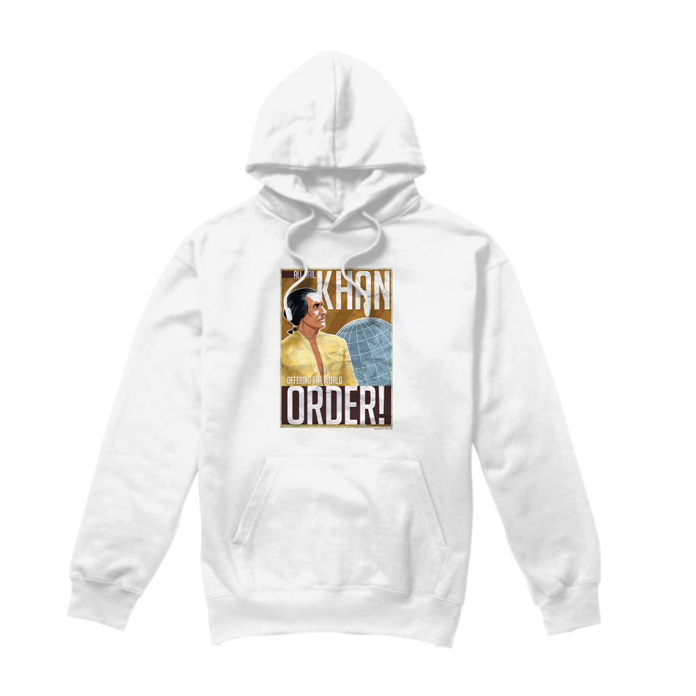White - Front - Star Trek Mens World Order Hoodie