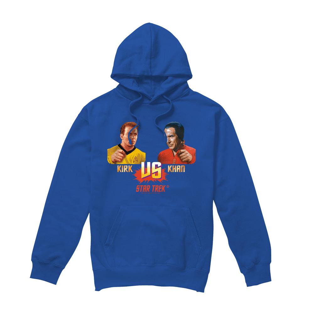 Royal Blue - Front - Star Trek Mens Kirk Vs Khan Hoodie