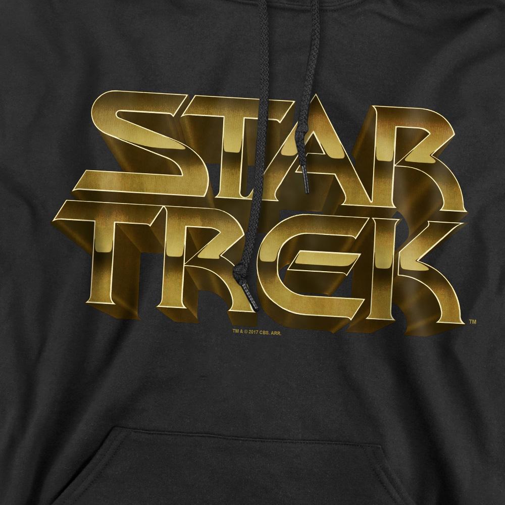 Black - Pack Shot - Star Trek Mens Feel the Steel Hoodie