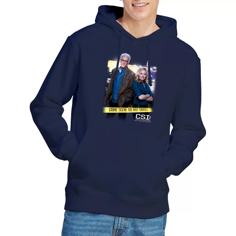 Navy - Lifestyle - CSI Mens Do Not Cross Hoodie