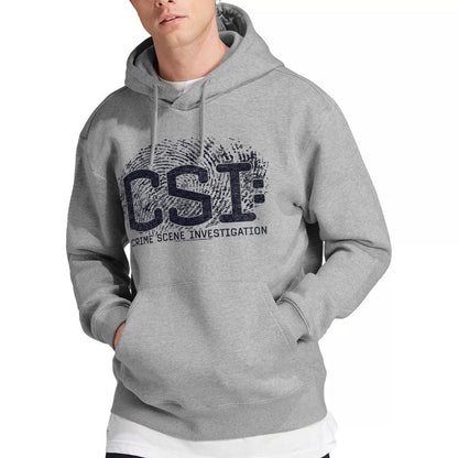 Sport Heather - Lifestyle - CSI Mens Distressed Logo Hoodie