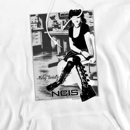 White - Pack Shot - NCIS Mens Relax Hoodie