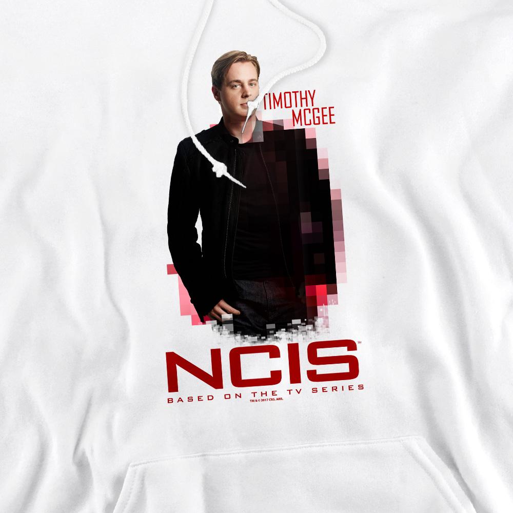 White - Pack Shot - NCIS Mens Probie Hoodie