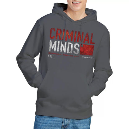 Charcoal - Lifestyle - Criminal Minds Mens Title Card Hoodie