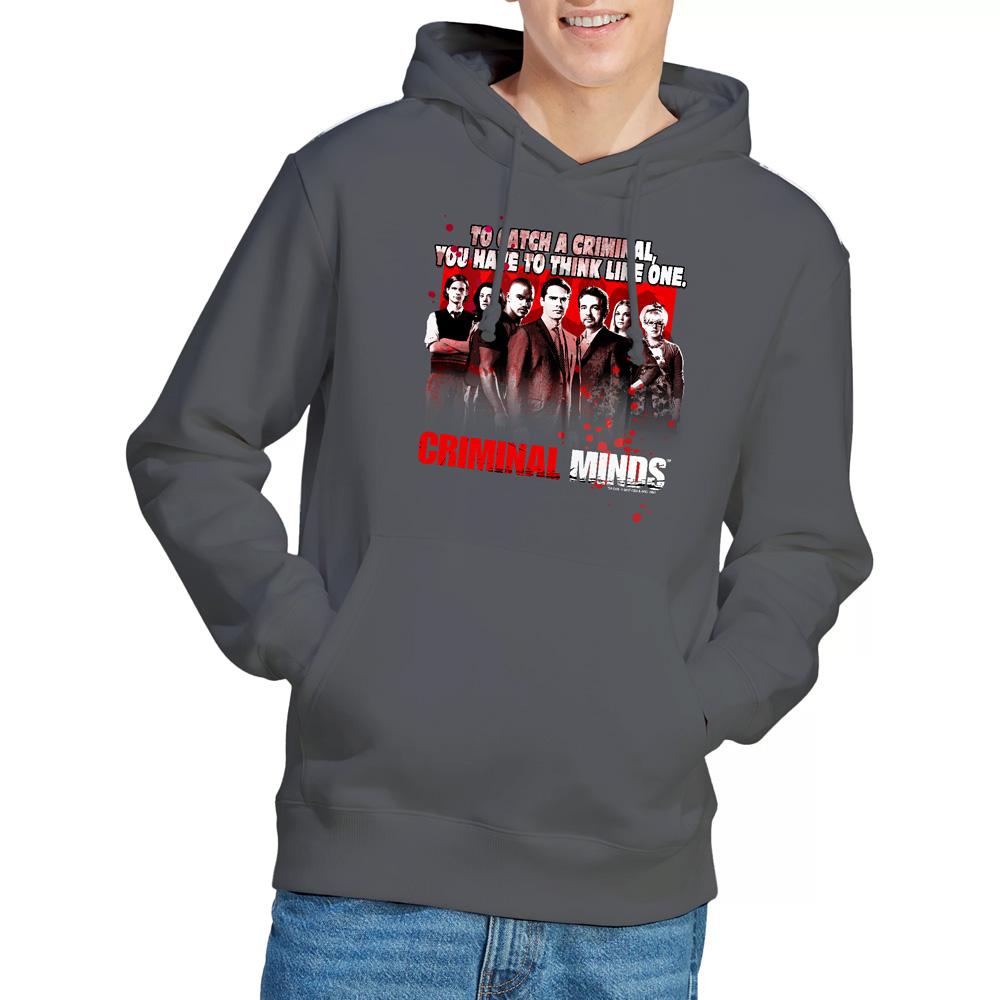 Charcoal - Lifestyle - Criminal Minds Mens Think Like One Hoodie