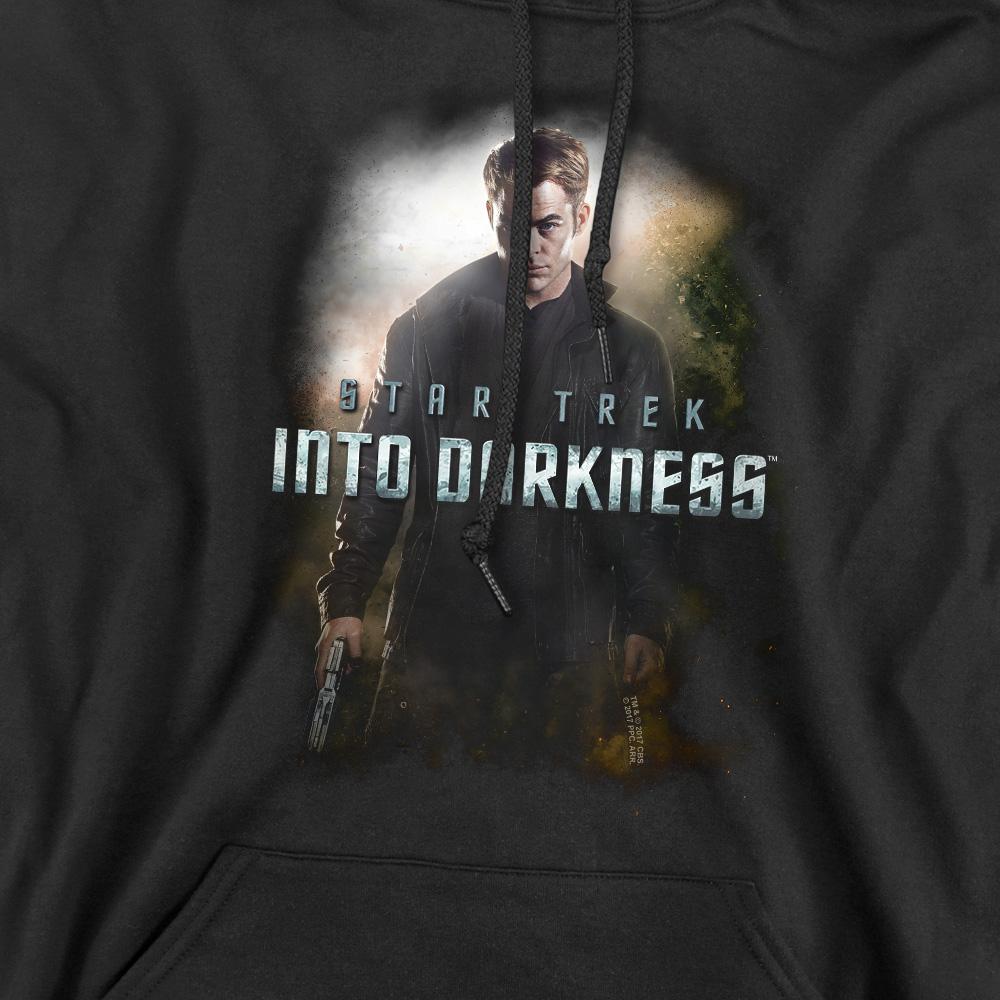 Black - Pack Shot - Star Trek: Into Darkness Mens Darkness Captain Kirk Hoodie