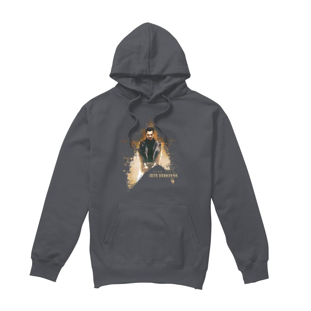 Charcoal - Front - Star Trek: Into Darkness Mens Dark Villain Hoodie