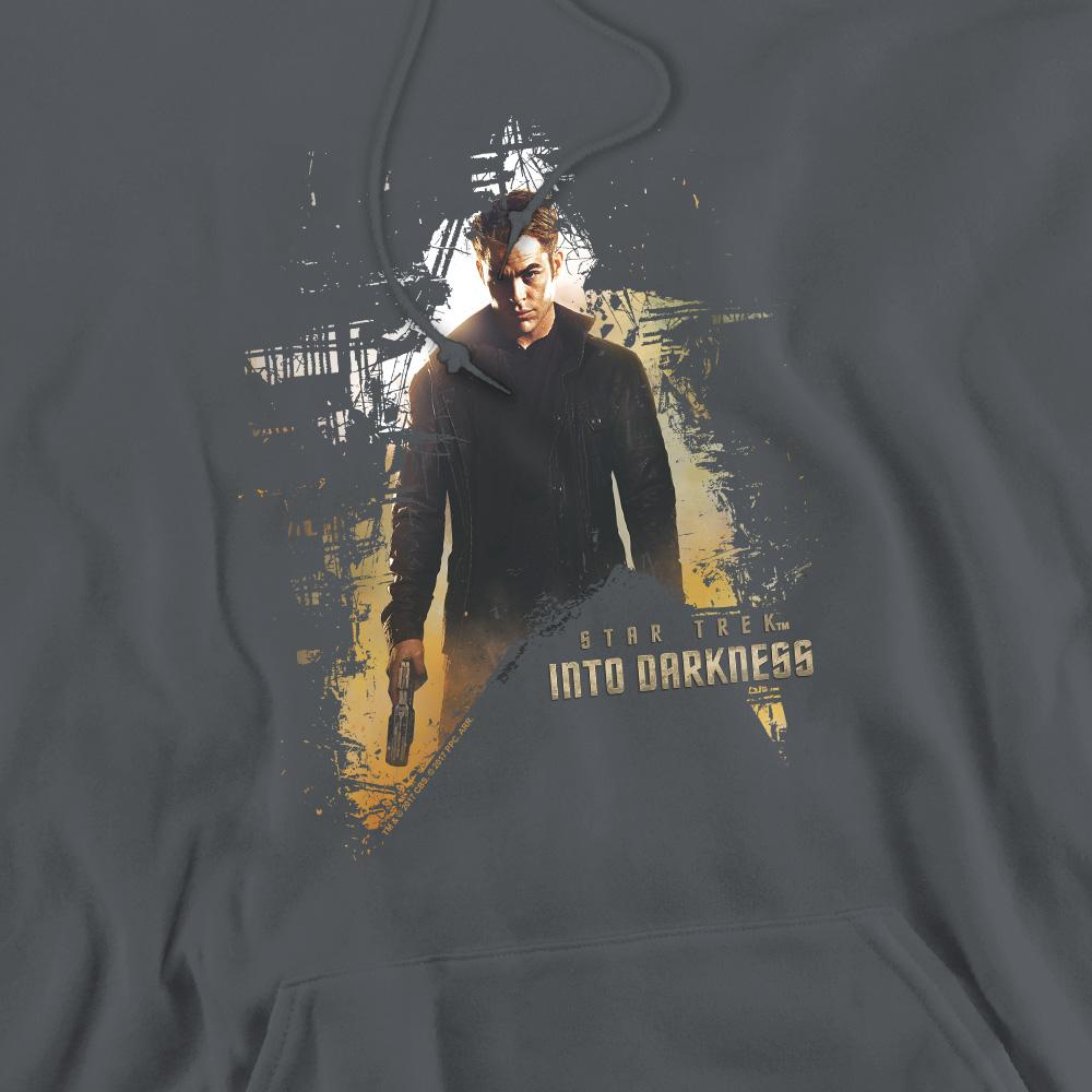 Charcoal - Pack Shot - Star Trek: Into Darkness Mens Dark Hero Hoodie