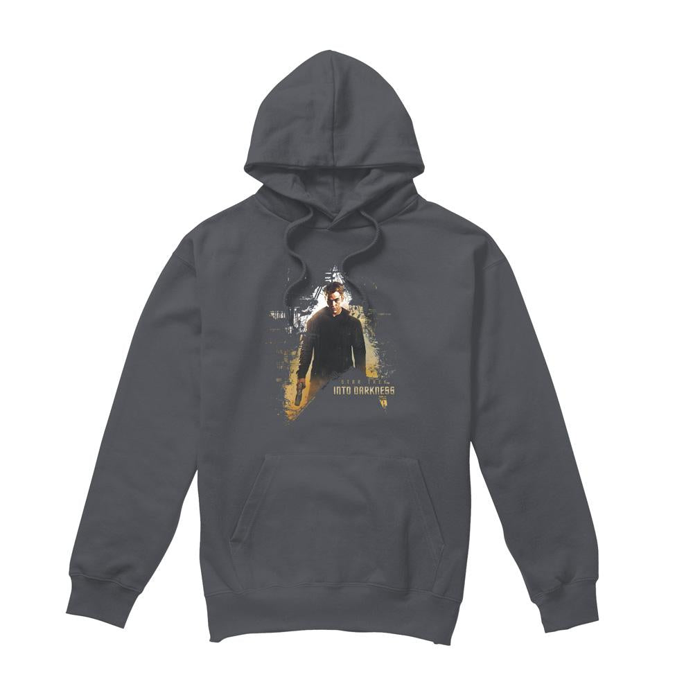Charcoal - Front - Star Trek: Into Darkness Mens Dark Hero Hoodie