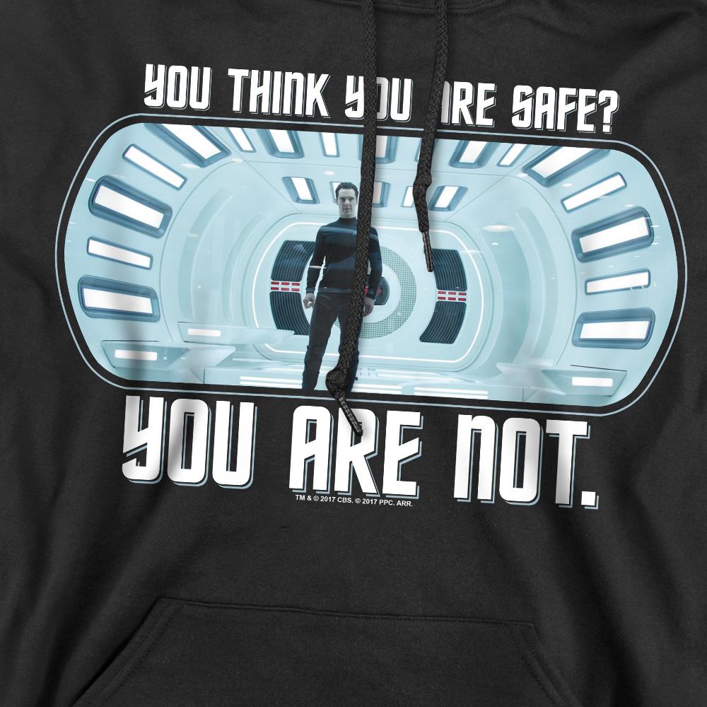 Black - Pack Shot - Star Trek: Into Darkness Mens Not Safe Hoodie
