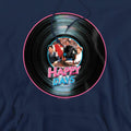 Navy - Pack Shot - Happy Days Mens On the Record Hoodie