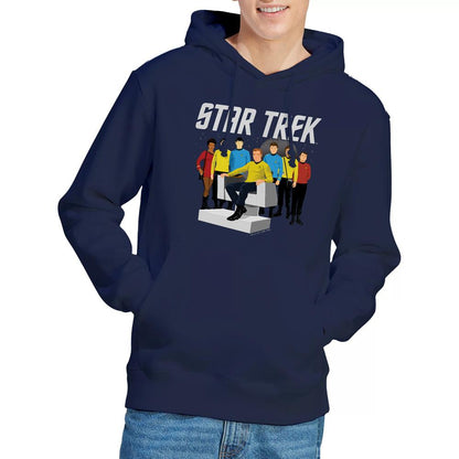 Navy - Lifestyle - Star Trek Mens Vector Crew Hoodie