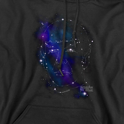 Black - Pack Shot - Star Trek Mens Spock Constellations Hoodie