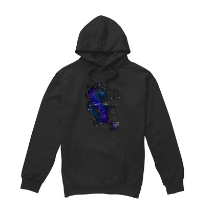 Black - Front - Star Trek Mens Captain Kirk Constellations Hoodie