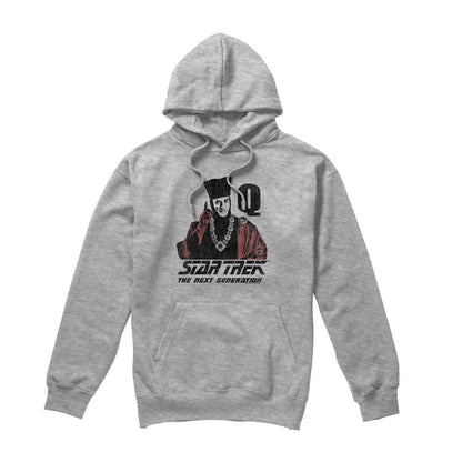 Sport Heather - Front - Star Trek Mens Q Point Hoodie