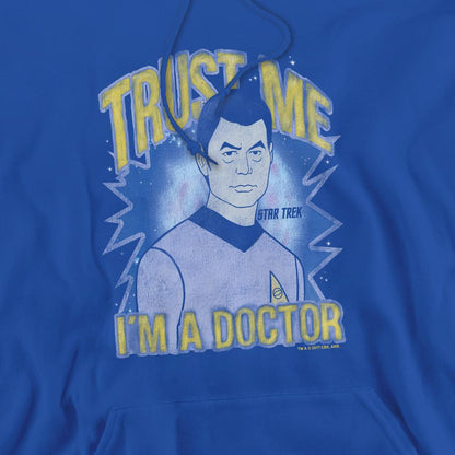 Royal Blue - Side - Star Trek Mens Doctor Hoodie