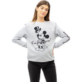 Sports Grey - Lifestyle - Disney Womens-Ladies Showtime Fun For Everyone Mickey Mouse Sweatshirt